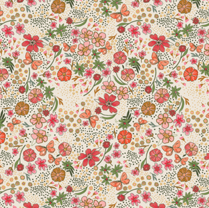 The Flower Fields by Maureen Cracknell for Art Gallery Fabrics - Floral Abundance Shine